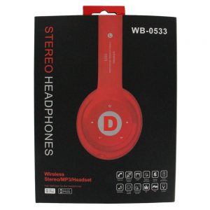 STEREO WIRELESS HEADPHONES WB-0533 BLACK
