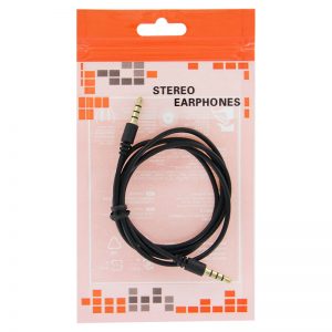 Aux 3ft Cable- 3.5mm Male to Male #C01 BLACK