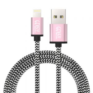 GeveyBox Nylon Braided Speed Charging up to 2.1A for Lightning Cable