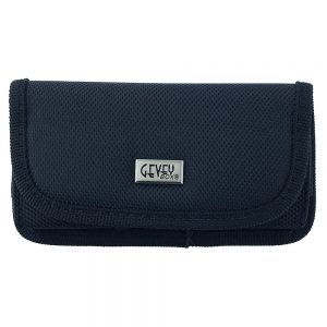 Nylon Canvas Rugged Metal Pouch Case for 5.? x 2.5? x .5?. (Inches)