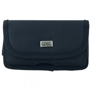 Nylon Canvas Rugged Metal Pouch Case for 5.75? x 2.85? x .5?. (Inches)