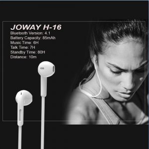 for Apple iPhone 7 & 7 Plus Joway H-16 Bluetooth V4.1 Stereo Earphone White