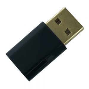 USB A Male to Micro USB Female Adapter Black