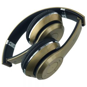 BT Sleek Stereo Wireless Headphones [S460]- GOLD