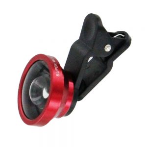 Cam Clip Lens Wide 0.4x Angle Red