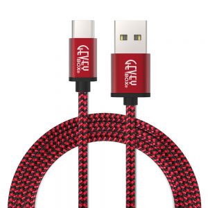 GeveyBox 10FT Nylon Braided Speed Charging up to 2.1A TYPE-C Cable