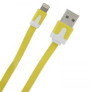 Flat 3' Cable- 8pin YELLOW/WHITE