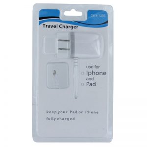 Home and Travel 8 pin Charger- WHITE [E250]